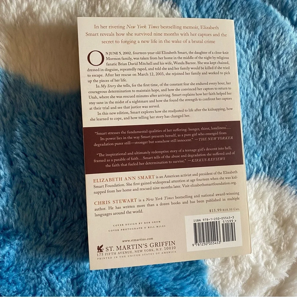 My Story by Elizabeth Smart Paperback Book